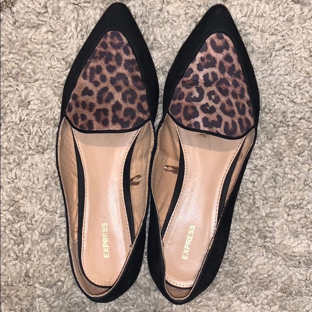 Cheetah print Express flats